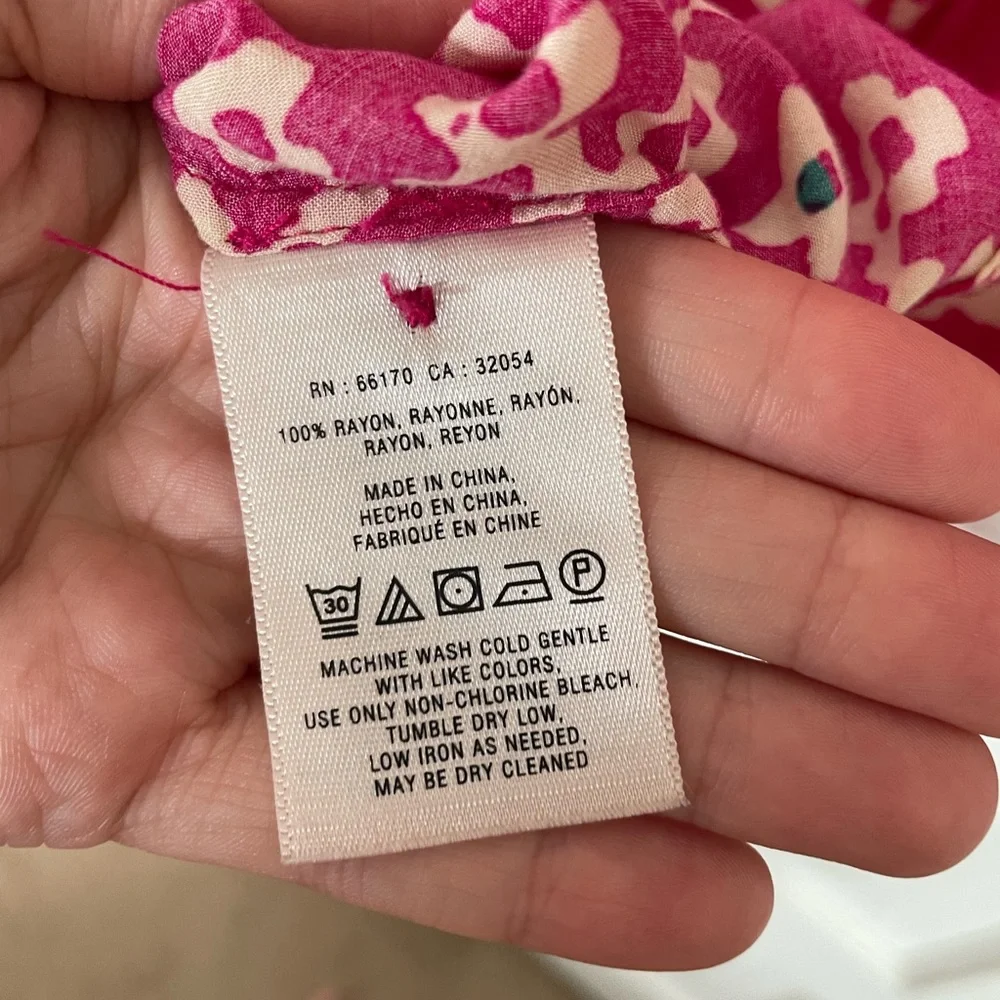 Anthropologie Maeve Pink and White Blouse - Picture 5 of 6